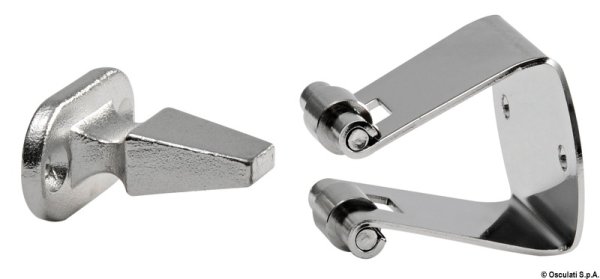 Fermaporte rullini inox 34x20 mm - 38.442.85